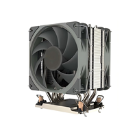 FEZCOOL LGA4677-M97 avec 5 caloducs, ventilateur PWM 4 broches de 50 mm, dissipateur actif à ailettes en aluminium et base en cuivre