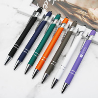 Stylo à bille tactile de tablette d'écran universel de vente chaude promotionnelle pour le stylo à bille de pointe en métal de logo personnalisé de téléphone avec le stylet