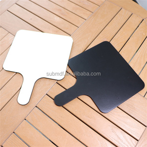 MDFSUB 2023 recién llegados espacios en blanco sublimación MDF mano Paddle Grad 2023 ventiladores en blanco Memorial graduación Paddle Fan - Product Image 3