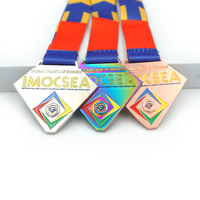 Médaille de kung-fu Judo en métal, puzzle, Arts martiaux, loup, personnalisé, Arts martiaux, avec ruban