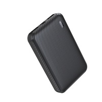Mini chargeur portable ultra-fin alimenté par LED 5000 mAh, batterie externe ultra-mince avec double entrée USB Type-C