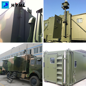 Poste de elevación de comunicación al aire libre montado en vehículo con iluminación LED Radar personalizable y altura de antena Diseño portátil - Product Image 2