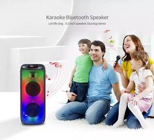 Loa Tiệc Lớn Bluetooth 15W Không Dây Đèn Led Nhấp Nháy Tiện Dụng Trung Quốc Nhà Sản Xuất Với Đài Fm - Product Image 3