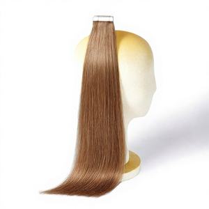 Nastro Biadesivo Invisibile per Extension Capelli 18 Pollici 20 Pezzi/50g/Confezione Marrone Cioccolato Biondo Miele Liscio per Donne/Ragazze - Product Image 1
