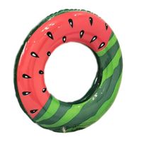 Waterhan Populaire Chaise Longue Flottante Gonflable en PVC pour Fête d'Été à la Piscine, Nouveauté Motif Pastèque, Bouée de Natation pour Enfant