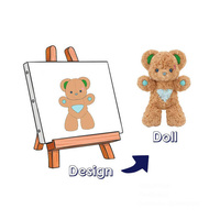 Peluche personnalisée OEM/ODM ultra douce en coton PP brodé avec lamination brillante, poupée chat Kawaii écologique anti-stress