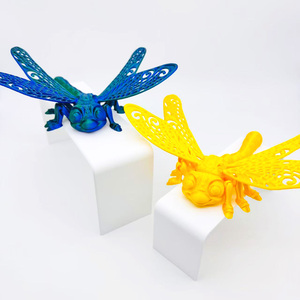 WANCAI OEM02025 Mignonne figurine de libellule imprimée en 3D, modèle en plastique, figurines de libellules personnalisées en usine, cadeaux de décompression pour enfants - Product Image 6