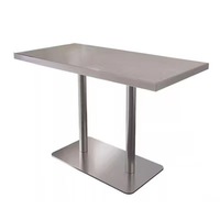 Meubles de restaurant légers de luxe au design moderne Ensemble de chaises de stand de table