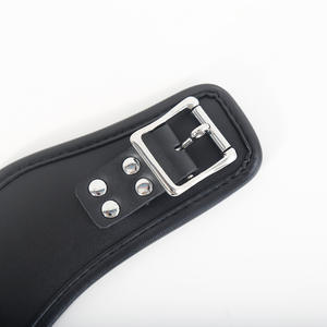 Оптовая продажа, товары для взрослых, кожаный рукав для шеи, бондаж, игрушки, красный, черный, белый воротник, шейный рукав без цепи - Product Image 6