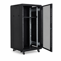 Armoire de réseau télécom 22U 1200x600x600mm, rack de serveur sur pied pour commutateurs à fibre optique, routeurs et appareils de communication
