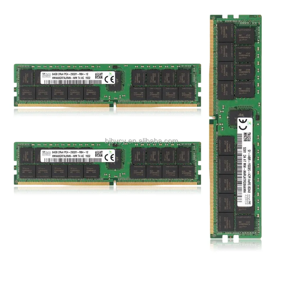 オリジナルのSK Hynix 64GB 4DRx4 2933MHz 2400MHz PC4-3200AA ECC REG 3200MHz RAM DDR4 DDR5 for Serverを手頃な価格で