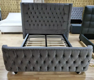 Latest Design Wholesale Factory Price Double Queen <strong>king</strong> <strong>Size</strong> <strong>Bed</strong> Frame Furniture Bedroom <strong>Bed</strong> - Product Image 5