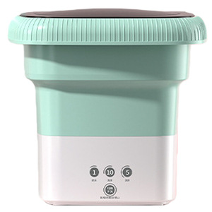 Lavadora Portátil Plegable de un Solo Tambor con Enchufe Estadounidense, Ultrasónica, para Baño, Hogar y Viajes, Mini, de Plástico, 12 Litros - Product Image 6