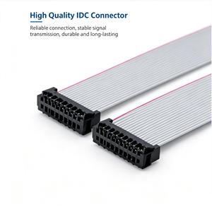 Maßgefertigtes 300V Flachbandkabel IDC Dupont Micro Match Adapter Kabelbaum 1,27mm 2,00mm 2,54mm Elektronische Leiterplattenverkabelung - Product Image 2