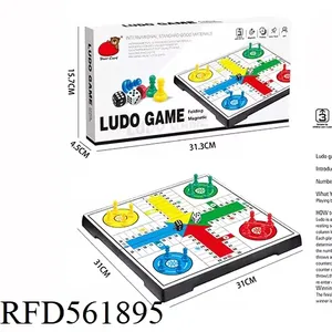 Permainan catur non-magnet permainan Ludo ukuran besar, ukuran sedang, ukuran kecil