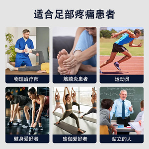 Yongjia Férula nocturna ajustable para pie caído, ortesis para fascitis plantar, soporte de tobillo para correr y hacer ejercicio - Product Image 3