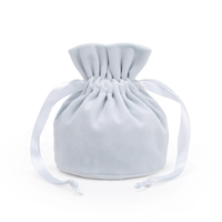 Sac à cordon en velours à fond rond Poche à cordon en velours Colorful Jewelry Gift Wedding Candy Drawstring Storage Bag