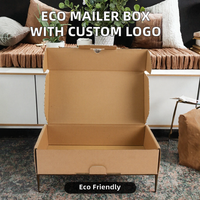 Boîtes d'expédition rigides personnalisées en matériaux recyclés en gros pour l'emballage de vêtements (t-shirts, robes, costumes) - Utilisation pour cadeaux et artisanat
