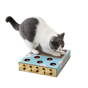 In Stock Wholesale Gopher cat toys grinding claws corrugated paper cat scratching boards