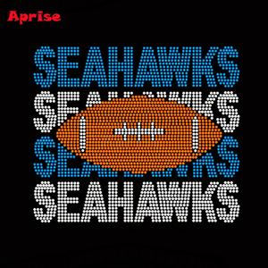 Decalques de Strass Hot Fix Seattle da Seahawk Designs para Transferência Térmica em Camisetas - Product Image 5