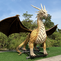 Statue de Dragon Animatronic Statue de Dragons Géants Personnalisée Vente d'Usine Kawah