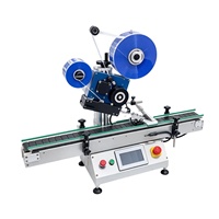 Étiqueteuse électrique automatique pour sacs plats, pochettes, cartes, étiquettes plates, Doypack et boîtes, avec alimentation par aspiration, Skyone-900FK Glass