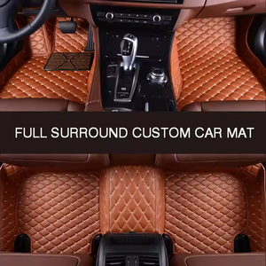Tapis de sol de voiture en cuir sur mesure <span class=keywords><strong>KIA</strong></span> Rio <span class=keywords><strong>Niro</strong></span> K3 K5 Soul Ceed Cerato Forte Spectra Sportage <span class=keywords><strong>Design</strong></span> 3D compatible avec Ford VW - Product Image 6