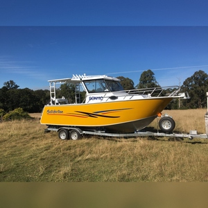 Bateau à cabine en aluminium haute performance <span class=keywords><strong>de</strong></span> 6,85 m (23 pieds) en alliage <span class=keywords><strong>d</strong></span>'aluminium pour la pêche, idéal pour les amis et la famille - Product Image 1