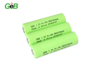 Wholesale rechargeable 1.2V Ni-mh Rechargeable Battery 1500/1600/1800/2000/2200/2300/2400mah Mouse Remote control aa batteries