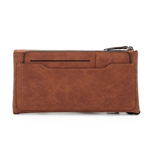 กระเป๋าสตางค์ผู้หญิงขนาดใหญ่ ดีไซน์สวยงาม หนังแท้ ป้องกันข้อมูล RFID  แบบพับได้  พร้อมสายคล้องมือ  หนัง PU - Product Image 5