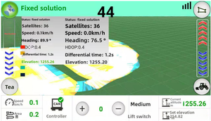 نظام ليانغتيان الدقيق لتسوية الأراضي عبر الأقمار الصناعية GNSS بدقة 2 سم، خدمة تشخيص عن بعد متعددة اللغات مباشرة من المصنع 1 - Product Image 2