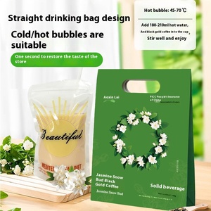 Aoxin Lai Jasmine Snow Bud Black Gold Caffè Istantaneo Bulletproof a Basso Contenuto Calorico con MCT, Tè al Latte, Bevanda Solida, Spezie ed Erbe dal Gusto Morbido - Product Image 3