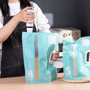 Sacs <span class=keywords><strong>sous</strong></span> <span class=keywords><strong>vide</strong></span> réutilisables sans BPA avec pompe automatique pour aliments frais et économisés - Product Image 5