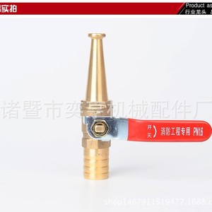 Pistola de Agua de Cobre Ephon, Válvula Recta de Cobre, Boquilla para Manguera de Riego de Jardín, 30 Pa, Limpieza Manual - Product Image 2