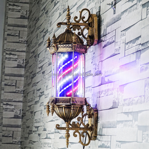Perche rotatif pour Salon de coiffure, brillant, Led, fournitures de barbier, 1 pièce - Product Image 5