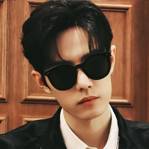 Lunettes de soleil de style coréen pour femmes, UV400, monture ronde polarisée, lentille PC, modèle S - Product Image 3