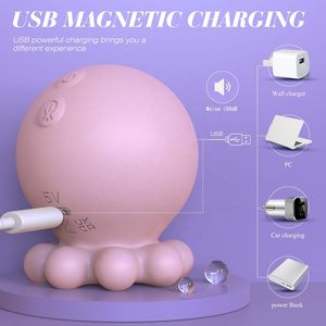 Mainan seks <span class=keywords><strong>Vibrator</strong></span> gurita Mini untuk wanita penghisap jilat lidah Stimulator pemijat klitoris puting mainan seks untuk wanita - Product Image 6