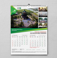 Calendrier de bureau avec bloc-notes / Design de calendrier de bureau / Calendrier de bureau à impression spéciale / Bloc-notes de bureau personnalisé / Impression de calendrier de table