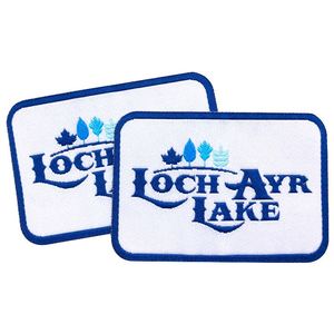 Heat Transfer Woven <b>Label</b> Woven Neck <b>Label</b> Laser Cutting Iron on Woven <b>Label</b> for Clothing - Product Image 3