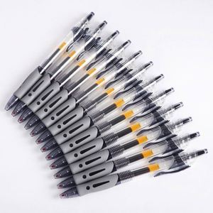 0.5 mm Retractable Gel Pen Smooth Writing Red Blue Black Ink Plastic Roller Ball Pens With Soft Grip for Student <b>Office</b> Exam - Product Image 1