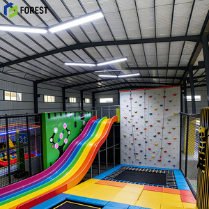 Arena de Trampolines con Estructura de Acero, Centro Avanzado de Fabricación, Venta al por Mayor, Área de Parkour Galvanizada Profesional para Exteriores - Product Image 1