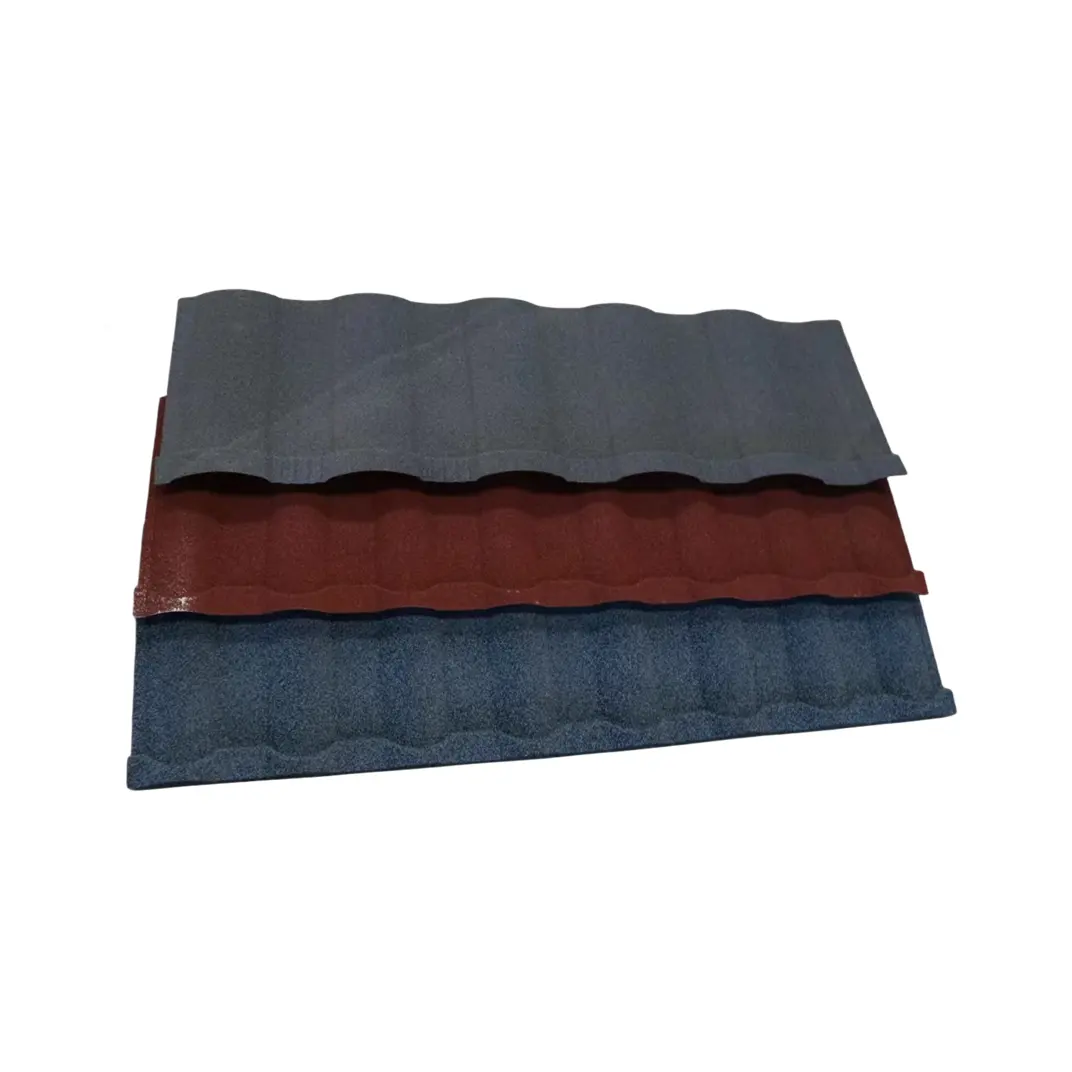 Stone Coated Metal Roofing Roman Africa Roof Tile Bond Stone Coated Metal Roof Tiles