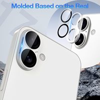 Film protecteur d'objectif d'appareil photo ultra-transparent anti-rayures pour iPhone 18 17 16 15 14 13 12 11 Pro Max, couverture intégrale en verre trempé