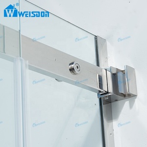 Custodia per <span class=keywords><strong>doccia</strong></span> scorrevole in <span class=keywords><strong>vetro</strong></span> temperato con porta <span class=keywords><strong>doccia</strong></span> in acciaio inossidabile di Design di lusso Weisdon - Product Image 4