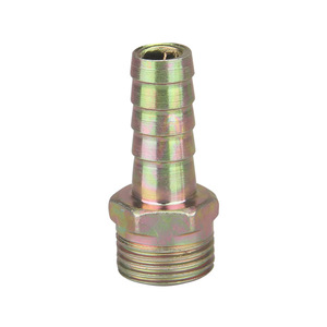 He Shi Hydraulic Connector Carbon Steel Threaded 2-19mm For Water Oil Molds Machinery - Product Image 3