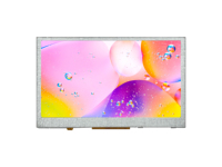 Écran tactile TFT LCD 5,0 pouces 800x480 RGB 24 bits, utilisation industrielle, interface TTL, rétroéclairage LED
