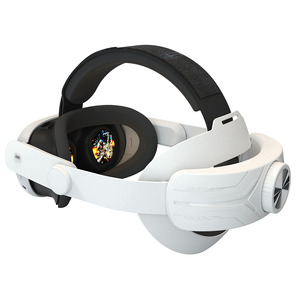Bon prix VR Elite Sangle de réglage en cuir PU souple Sangle de tête en mousse Accessoire pour Meta pour Oculus pour <span class=keywords><strong>Quest</strong></span> 3 - Product Image 3