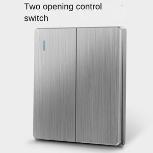 Approvisionnement d'usine nouvel interrupteur mural et prise électrique 2 gangs moderne EU UK - Product Image 6