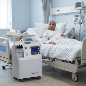 Concentrador de Oxígeno Longfian 5PLM de Grado Médico, Máquina de Oxígeno Doméstica de 5L, Sistema de Oxímetro Portátil Silencioso, Flujo Ajustable de 1-5L - Product Image 3