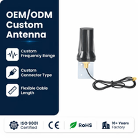 Antenne omnidirectionnelle verticale polarisée en acier pour armoire, 3-5dBi VSWR 1.5, 700-2700MHz, 868 & 915MHz, 4G LTE WiFi, montage mural extérieur à vis